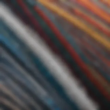 Kite Fabrics and Textures Close-up of various kite fabrics and their textures