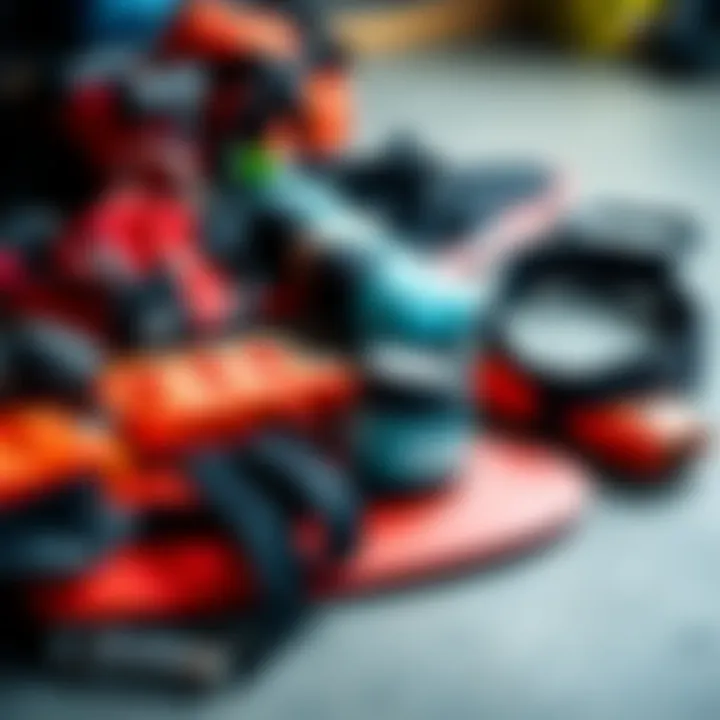 A Look at Essential Kitesurfing Gear Essential kitesurfing gear laid out for inspection