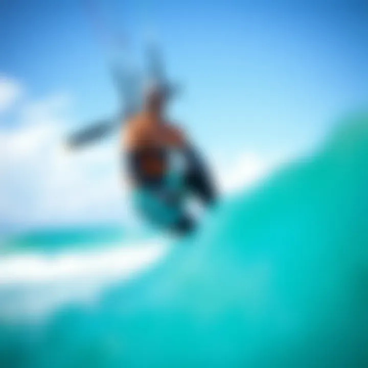 Maintenance Tips for Longevity of Kitesurfing Gear A kitesurfing enthusiast maintaining their gear