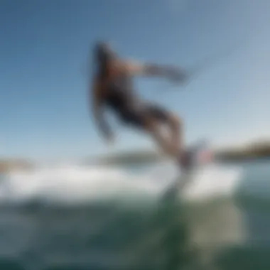 Environmental Influences on Kiteboarding Performance Illustration of environmental factors affecting kiteboarding performance