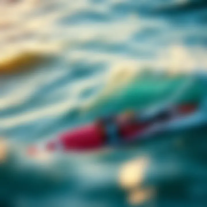 Understanding Hydrofoil Mechanics Diagram illustrating the mechanics of hydrofoil technology in surfing