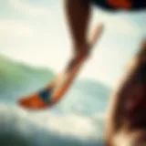 Detailed view of the Naish Triad's design