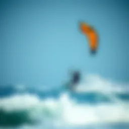 Dynamic flight of a trainer kite showcasing its design and materials
