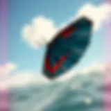 Innovative wing design showcasing the latest technology in kiteboarding