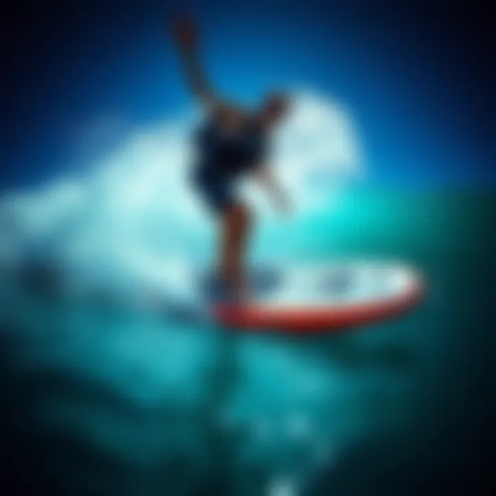 User enjoying electric bodyboarding