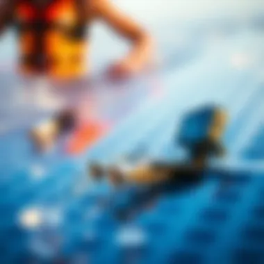 Innovative Technology Enhancing Water Sports Close-up of innovative Waterfi products designed for water sports enthusiasts