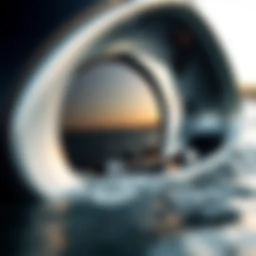 Sleek Design of the Waydoo Hydrofoil Waydoo Hydrofoil close-up showcasing its sleek design