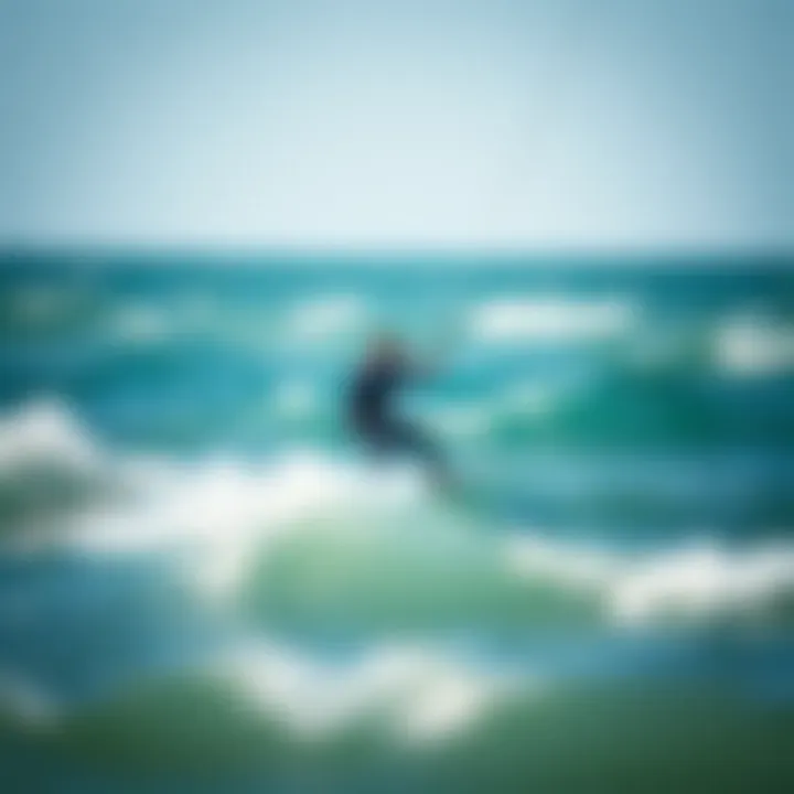 The Thrill of Kiteboarding on the Waves Thrilling kiteboarding experience on the water