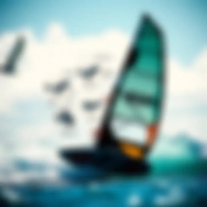 An infographic detailing the mechanics of wing surf wings and their operation.